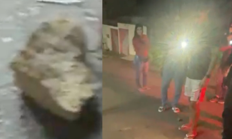 Multidão pune homem acusado de abusar de menina em local abandonado; assista ao vídeo